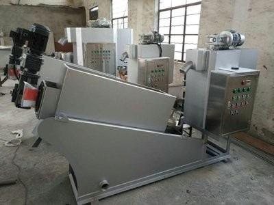 comprar El ahorro de energía de los tornillos de prensa de deshidratación de ahorro de agua de la máquina de lodo para las aguas residuales de alimentos online manufacture