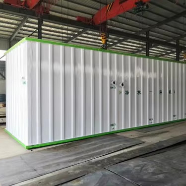 comprar Maquinaria de tratamiento de aguas residuales de acero inoxidable integrado personalizable MBBR online manufacture