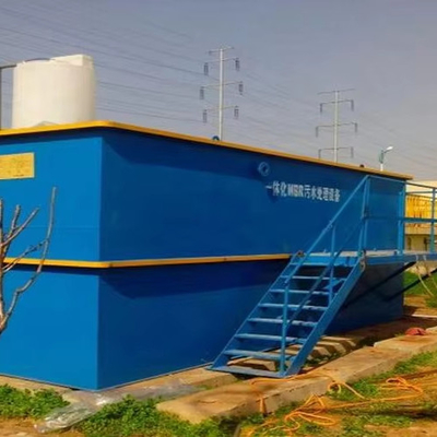 comprar Control eléctrico automático Acero carbono MBR Equipo de planta integrada de tratamiento de aguas residuales para aguas residuales de hoteles online manufacture