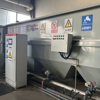 comprar Control automático eléctrico PLC  Clarificador de lamella de placa inclinada para planta de tratamiento de aguas residuales Fabricación en línea
