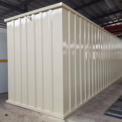 comprar Planta de tratamiento de aguas residuales AO MBR MBBR compacta de 250 t/d envasada en contenedores para el tratamiento de aguas residuales domésticas y municipales online manufacture