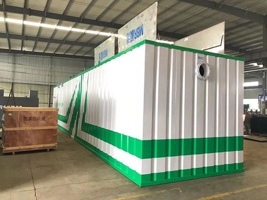 comprar Máquina de tratamiento de aguas residuales MBR con material de membrana PVDF y 95% de eficiencia de eliminación de SS en diseño compacto Fabricación en línea