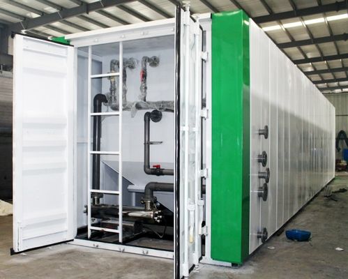 comprar Máquina de tratamiento de aguas residuales MBR con modo de control automático de material de membrana PVDF y capacidad de tratamiento de 1-1000 m3/día Fabricación en línea
