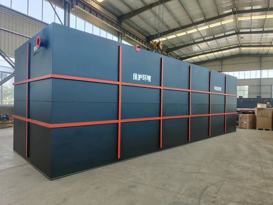 comprar Planta MBR con estructura de acero al carbono y eliminación de SST superior al 99% para el tratamiento compacto de aguas residuales Fabricación en línea