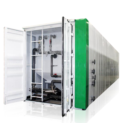 comprar Planta de tratamiento de aguas residuales MBBR 10-1000m3/día con control PLC online manufacture