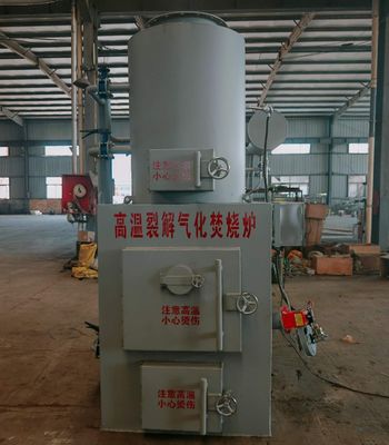 comprar Incinerador de residuos hospitalarios con capacidad de 15 kg a 10 t por lote, quemador de alta velocidad y 1 año de garantía para la eliminación de residuos biomédicos online manufacture