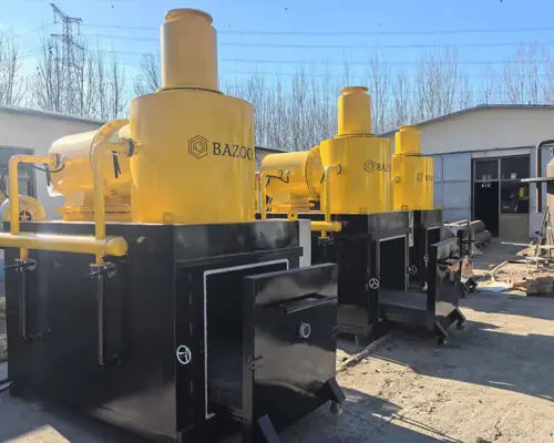 comprar Incinerador de residuos hospitalarios con capacidad de 15 kg-10 t por lote, con revestimiento refractario de doble pared y 1 año de garantía online manufacture