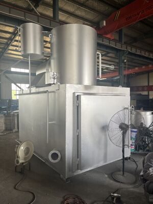 comprar Incinerador de residuos industriales con un rango de temperatura de 800-1200 grados centígrados, capacidad de 50 kg-1 tonelada y construcción de acero al carbono Fabricación en línea