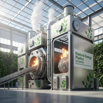 comprar Los incineradores de residuos industriales y municipales a gran escala y respetuosos con el medio ambiente para la fabricación de plásticos pueden reducir el volumen y la cantidad de residuos. Fabricación en línea