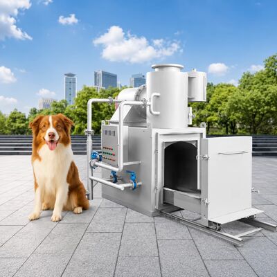 comprar Incinerador de residuos médicos hospitalarios automático sin humo de alta capacidad 50-1000kg Fabricación en línea