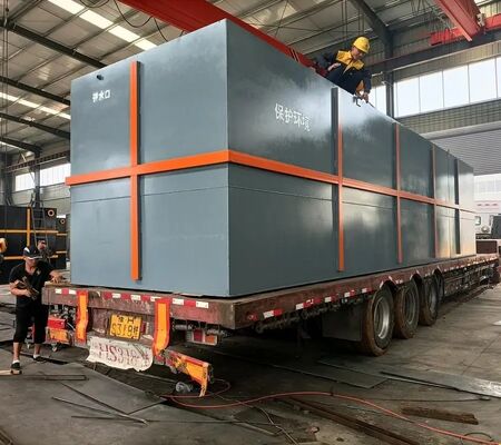 comprar Motor MBR Industrial Integrado de aguas residuales Equipo de tratamiento de aguas residuales domésticas paquete de plantas de tratamiento de aguas residuales domésticas Fabricación en línea