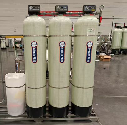 comprar Equipo de tratamiento de agua RO de 500L/hora de productividad con componentes centrales PLC y garantía de 1 año Fabricación en línea