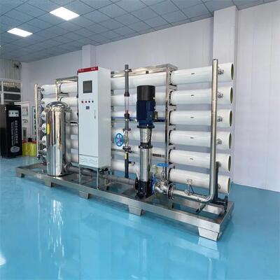 comprar Equipo de tratamiento de agua RO de 500LPH con control PLC y construcción de acero inoxidable para una purificación eficiente del agua Fabricación en línea