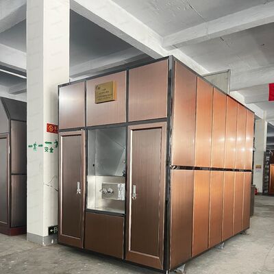 comprar Incinerador de cadáveres humanos sin humo ni olor con control PLC y construcción de acero inoxidable Fabricación en línea