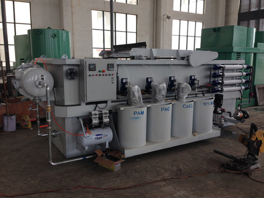 Máquina de flotación automática de aire disuelto aceite agua separación de sólidos tratamiento de agua