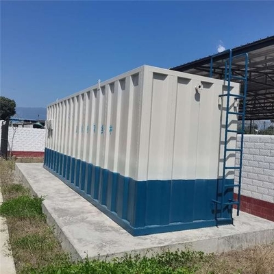 Sistema de tratamiento de agua móvil en contenedores Plantas de tratamiento de aguas residuales industriales automáticas