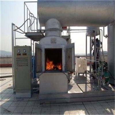 Incinerador de basura industrial general azul rojo gris verde con colores personalizados