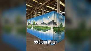 Planta de tratamiento de aguas residuales 99% de eliminación de contaminantes