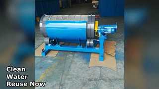 Filtro de microtambor: soluciones de agua limpia