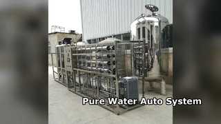 Sistema de acero inoxidable con control automático del filtro de agua RO