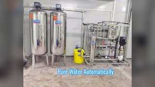 Filtro de agua RO: agua pura automática de acero inoxidable