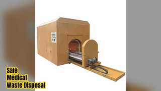 Eliminación segura del incinerador de residuos hospitalarios